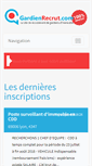 Mobile Screenshot of gardienrecrut.com